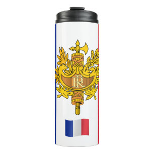 Bouteilles Isothermes France Travel Mug, drapeau patriotique