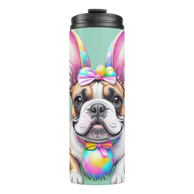 Bouteilles Isothermes Französische Bulldogge Happy Easter French Bulldog (Devant)