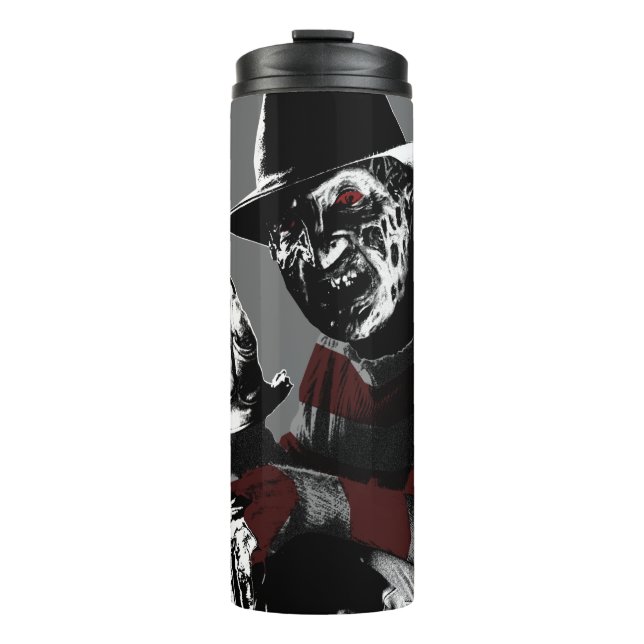 Bouteilles Isothermes Freddy contre Jason | Freddy Seeing Red (Devant)