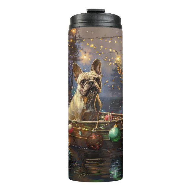 Bouteilles Isothermes French Bulldog Christmas Festive Voyage (Devant)