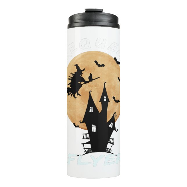 Bouteilles Isothermes Fréquente Sorcière de Circulaire Halloween T-shirt (Devant)