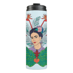 Bouteilles Isothermes Frida Kahlo Oiseaux de Paradis Floral Graphic