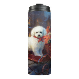 Bouteilles Isothermes Frise de Bichon Frise Festin de Noël