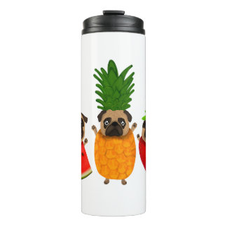 Bouteilles Isothermes Fruit amusant Carlin mignon chien cadeau | Pet Lov