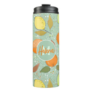 Bouteilles Isothermes Fruit motif aux citrons, oranges