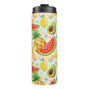 Bouteilles Isothermes Fruits d'été frais Motif