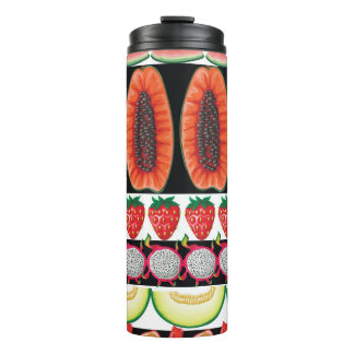 Bouteilles Isothermes Fruits exotiques Motif sans couture tendance