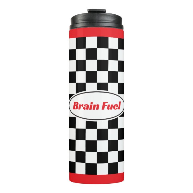 Bouteilles Isothermes Funny Checkered Flag Racing Travel Mug Gift (Devant)