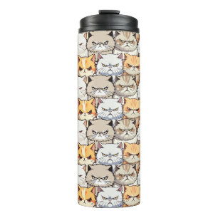 Bouteilles Isothermes Funny coloré Moody Cats Kitten Motif animal de com