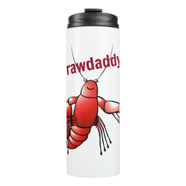 Bouteilles Isothermes Funny Crawdaddy Épie rouge (Devant)