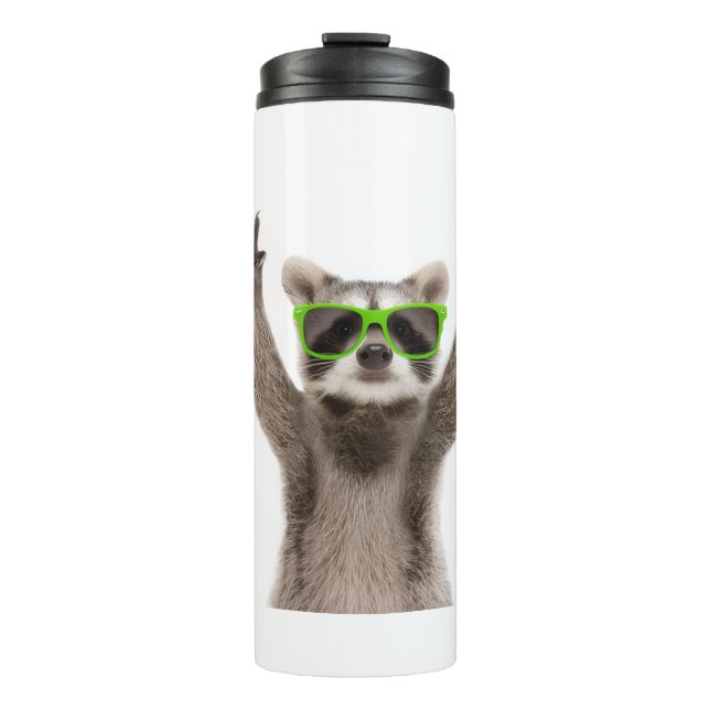Bouteilles Isothermes Funny racoon (Devant)