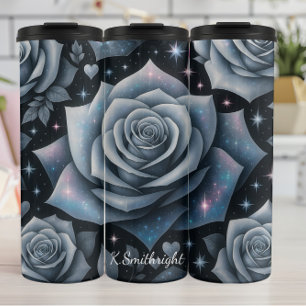 Bouteilles Isothermes Galaxy Rose rêve floral cosmique