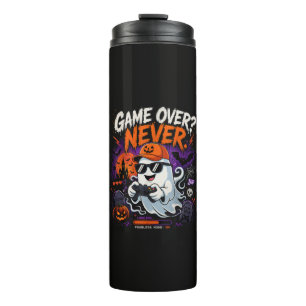 Bouteilles Isothermes Game Over N'est Jamais Drôle Gamer Fantôme Hallowe