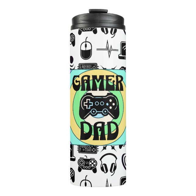 Bouteilles Isothermes Gamer papa (Devant)