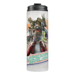 Bouteilles Isothermes Gardiens de la Galaxie   Retro Crew Art