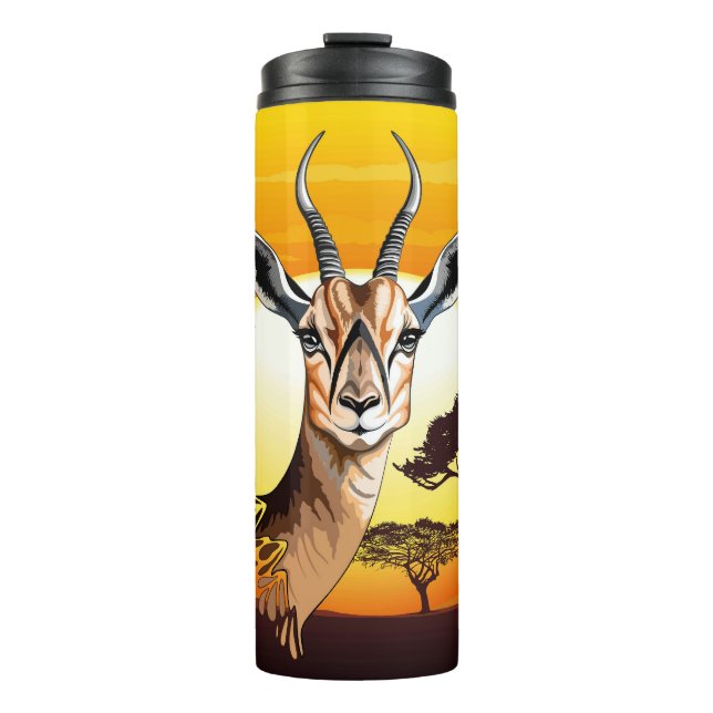 Bouteilles Isothermes Gazelle Antelope africaine animal sauvage (Devant)