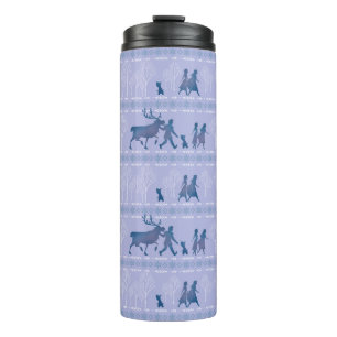 Bouteilles Isothermes Gelée 2 : Anna, Elsa et ses amis Motif d'hiver