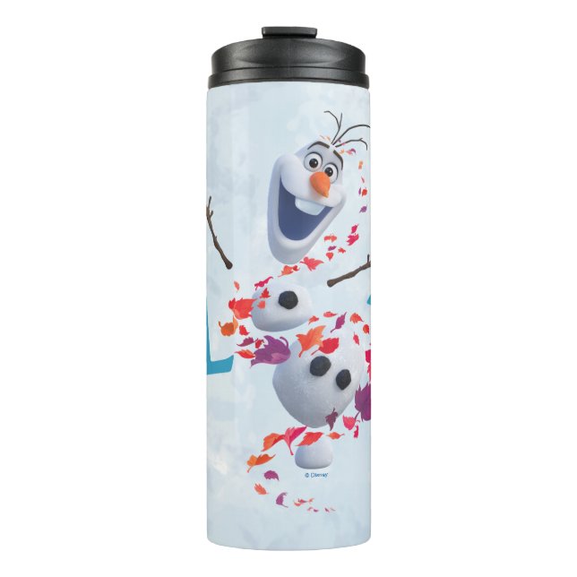 Bouteilles Isothermes Gelée 2 : Olaf Dans La Brise (Devant)