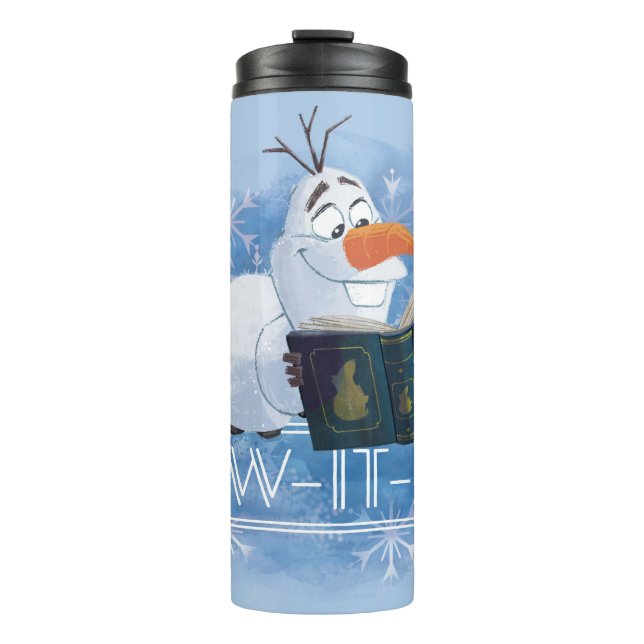 Bouteilles Isothermes Gelée 2 :Olaf| La neige en tous genres (Devant)