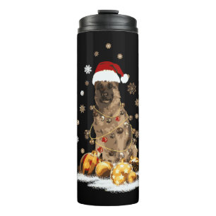 Bouteilles Isothermes German Shepherd Christmas Dog Light Ugly