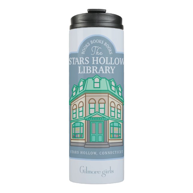 Bouteilles Isothermes Gilmore Girls | Bibliothèque Stars Hollow (Devant)