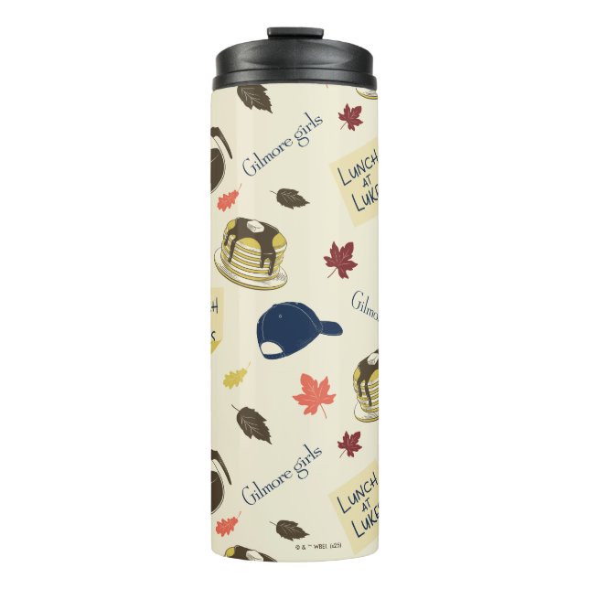 Bouteilles Isothermes Gilmore Girls Lunch at Luke’s Pattern (Devant)