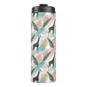 Bouteilles Isothermes Giraffe Whimsical Polka Dot Motif - Pastel