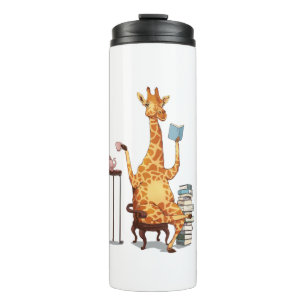 Bouteilles Isothermes Giraffes, livres et cadeaux de thé
