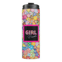 Girl Power | Fille rose belles femmes Fleurs sauva
