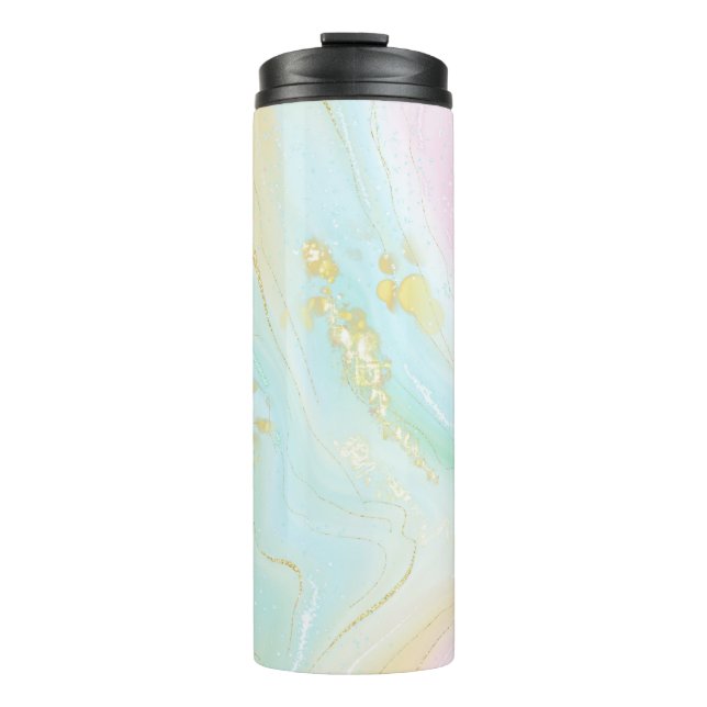 Bouteilles Isothermes Girly Modern Pastel Unicorn (Devant)