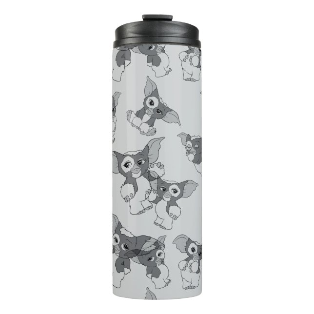 Bouteilles Isothermes Gizmo | Motif noir et blanc (Devant)