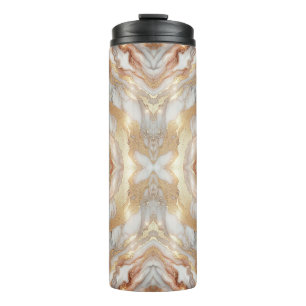 Bouteilles Isothermes Glam Rose Gold Luxueux Marble Butterfly tendance