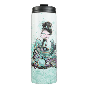 Bouteilles Isothermes *~* Glam Sirène Parties scintillant Girl Sea