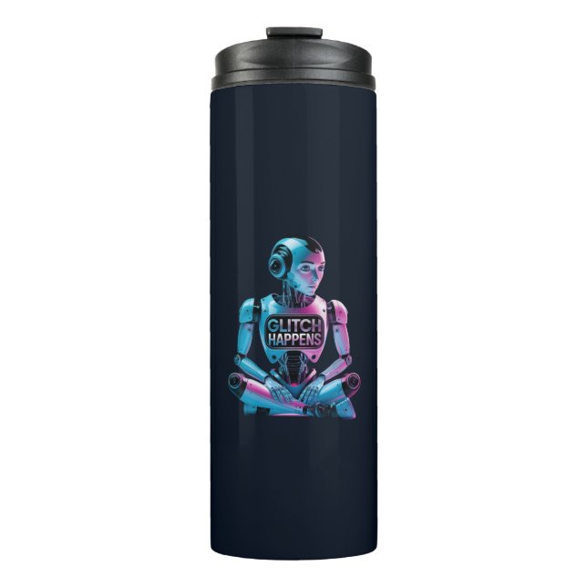 Bouteilles Isothermes ❤️ GLITCH SE PASSE ! Amusant Ai Chatbot Mèmes de c (Devant)