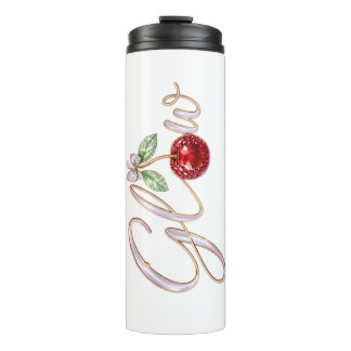Bouteilles Isothermes Glow Cherry – Glam Thermal Tumbler