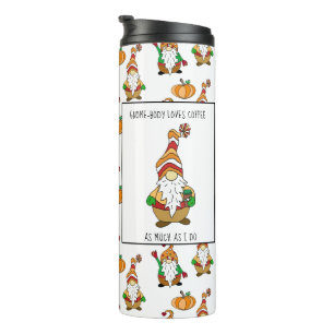 Bouteilles Isothermes Gnome-Body aime le café Comme moi