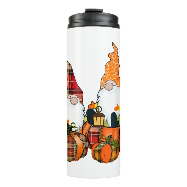 Bouteilles Isothermes Gnomes citrouilles Automne automne mignon Hallowee (Devant)