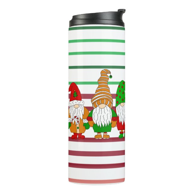 Bouteilles Isothermes Gnomes de Noël festifs mignons (Tourné sur la gauche)