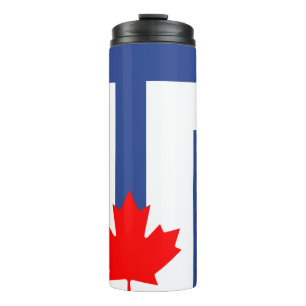 Bouteilles Isothermes Gobelet thermique avec drapeau de Toronto, Canada