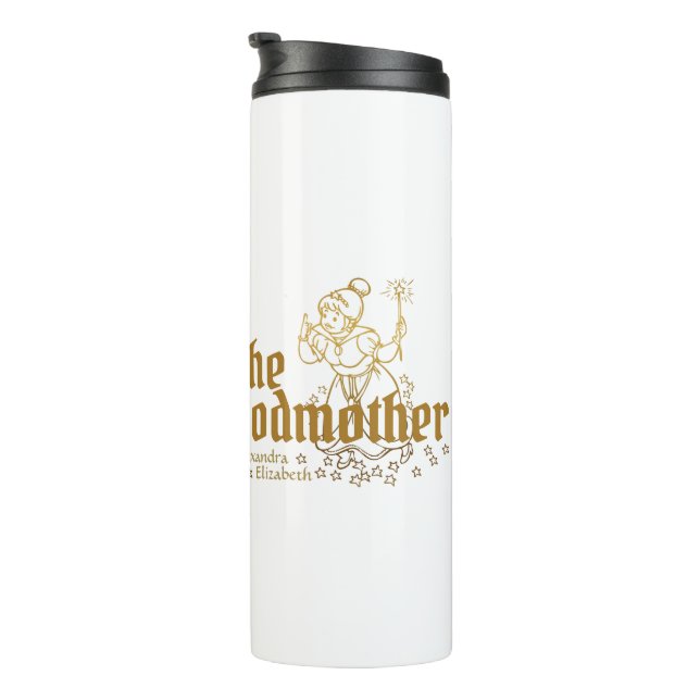 Bouteilles Isothermes Gold Fairy Personnalisable The Godmère (Tourné sur la droite)