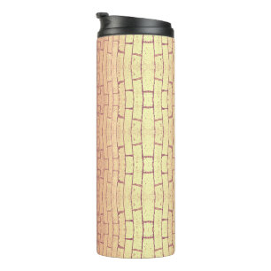 Bouteilles Isothermes Golden Brick Wall – Symmetrical Architectural Patt