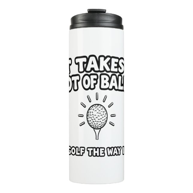 Bouteilles Isothermes Golf Lover T-Shirt Design (Devant)