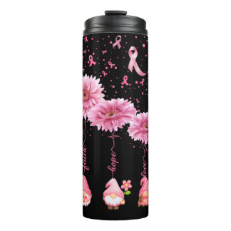 Bouteilles Isothermes Gome rose Ruban Faith Hope & Love Black