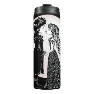 Bouteilles Isothermes Gothique Emo Enfants Kiss Valentine's Day