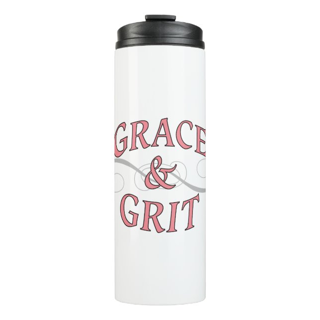 Bouteilles Isothermes Grace & Gris en rose et gris (Devant)