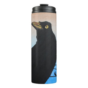 Bouteilles Isothermes Grackle Austin Texas Bird Avian Wildlife Painting