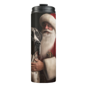 Bouteilles Isothermes Grand Danois avec le Père Noël Noël Festif