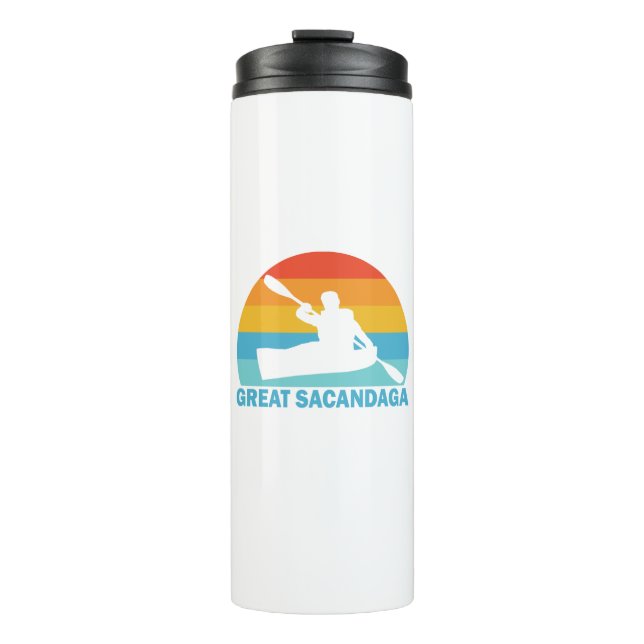 Bouteilles Isothermes Grand lac Sacandaga New York Kayak (Devant)