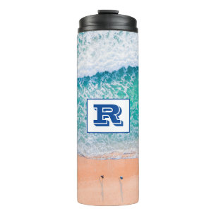 Bouteilles Isothermes Grand Monogramme Bleu Gras, Scène Plage