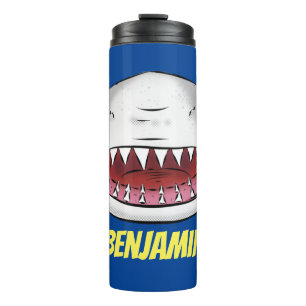 Bouteilles Isothermes Grand requin blanc moyen dessin animé